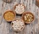 Acacia Wood Bowl Sets of 4 for Kitchen Meal Party and Salad Fruit, Vegetable, Snack (4.5" x 4.5" x 2.5")