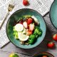 Green Cereal Bowls, 30oz Ceramic Large Bowls Set of 4, 8 Inch Serving Oven Safe Bowls for Kitchen, Microwave Dishwasher Safe, Home, Restaurant